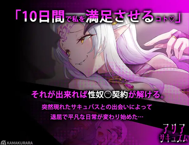 DL11月新作【指尖SLG/魅魔/阿黑颜/动态】アリアサキュズム V1.0 机翻汉化【1G】