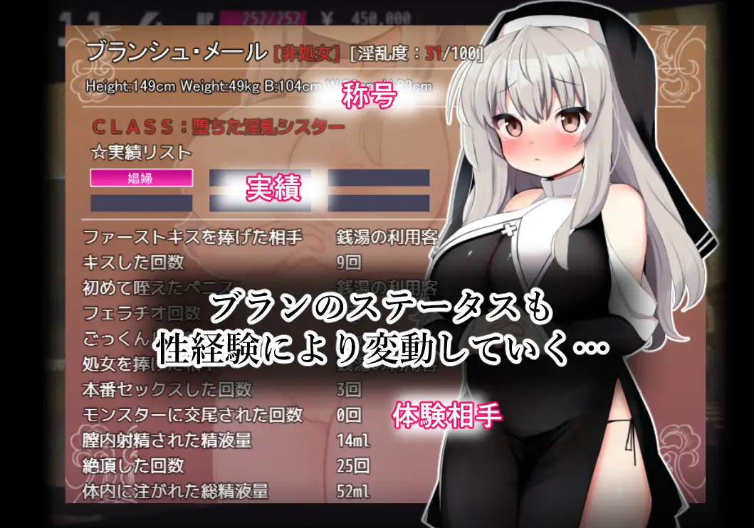 [探索RPG汉化新作] 布兰修女和被封印的淫魔 シスターブランと封印の淫魔 AI汉化版 [PC+安卓][800M](礼包码:636771 )