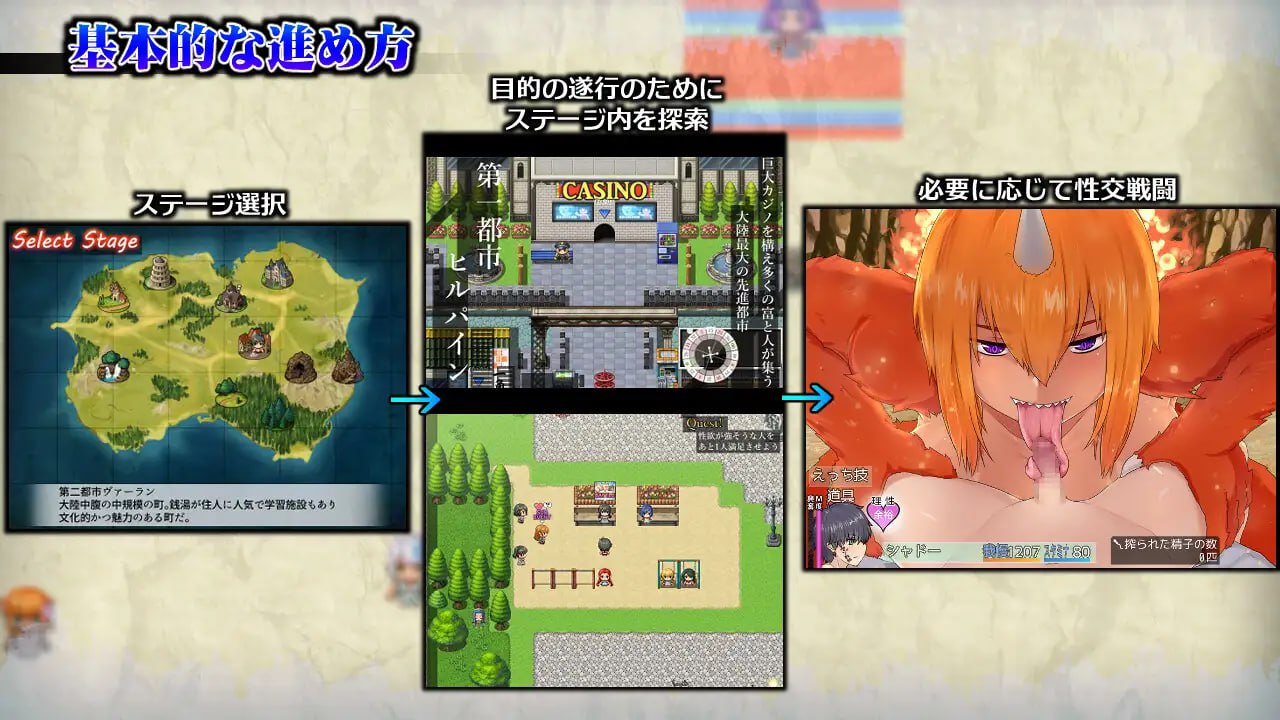 【爆款RPG精品官中无码】落败男妖的白给之旅v1.01【动态淫魔正太男性受PC＋可安卓joi】