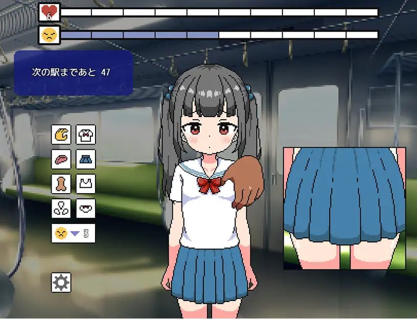 【SLGGPT3.5汉化像素动态】触摸女高中生列车【萝莉电车痴汉PC+可安卓joi+安卓直装】