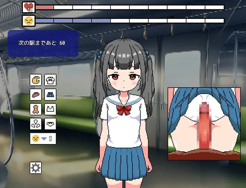 【SLGGPT3.5汉化像素动态】触摸女高中生列车【萝莉电车痴汉PC+可安卓joi+安卓直装】