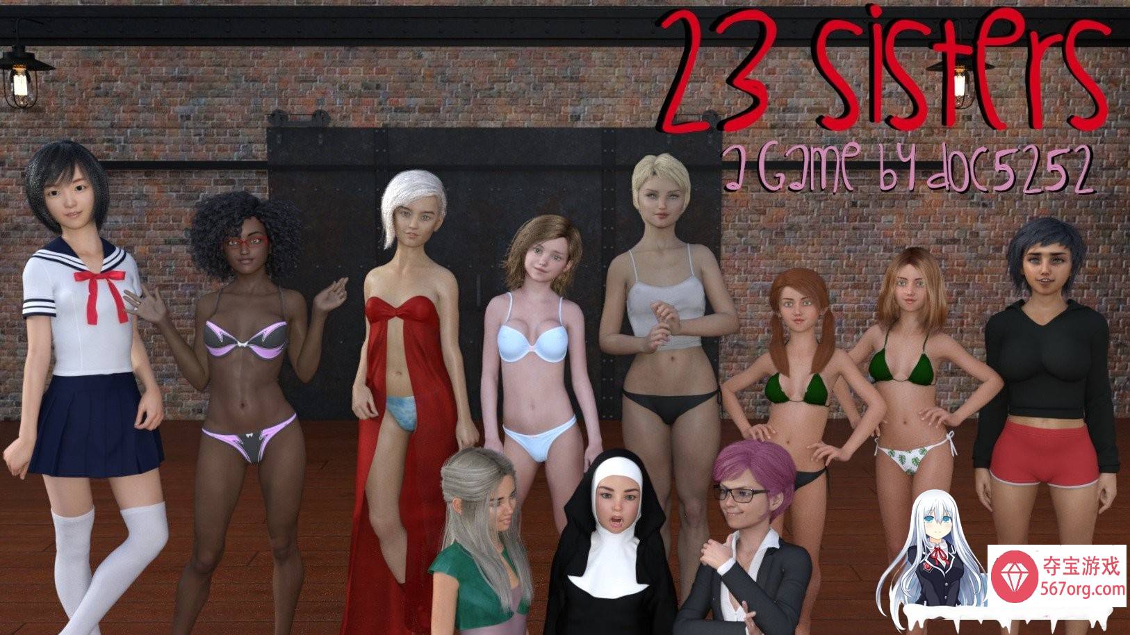 [度盘欧美SLG汉化动态]23姐妹花 23Sisters-Ver0.12b 汉化版[PC+安卓][2.8G]