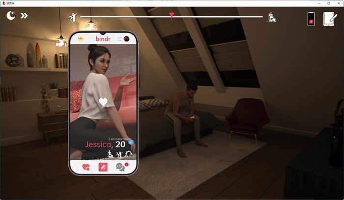 临时契约(Bindr Kink Dating) ver0.1.5 汉化版 PC+安卓 沙盒SLG游戏 1.5G