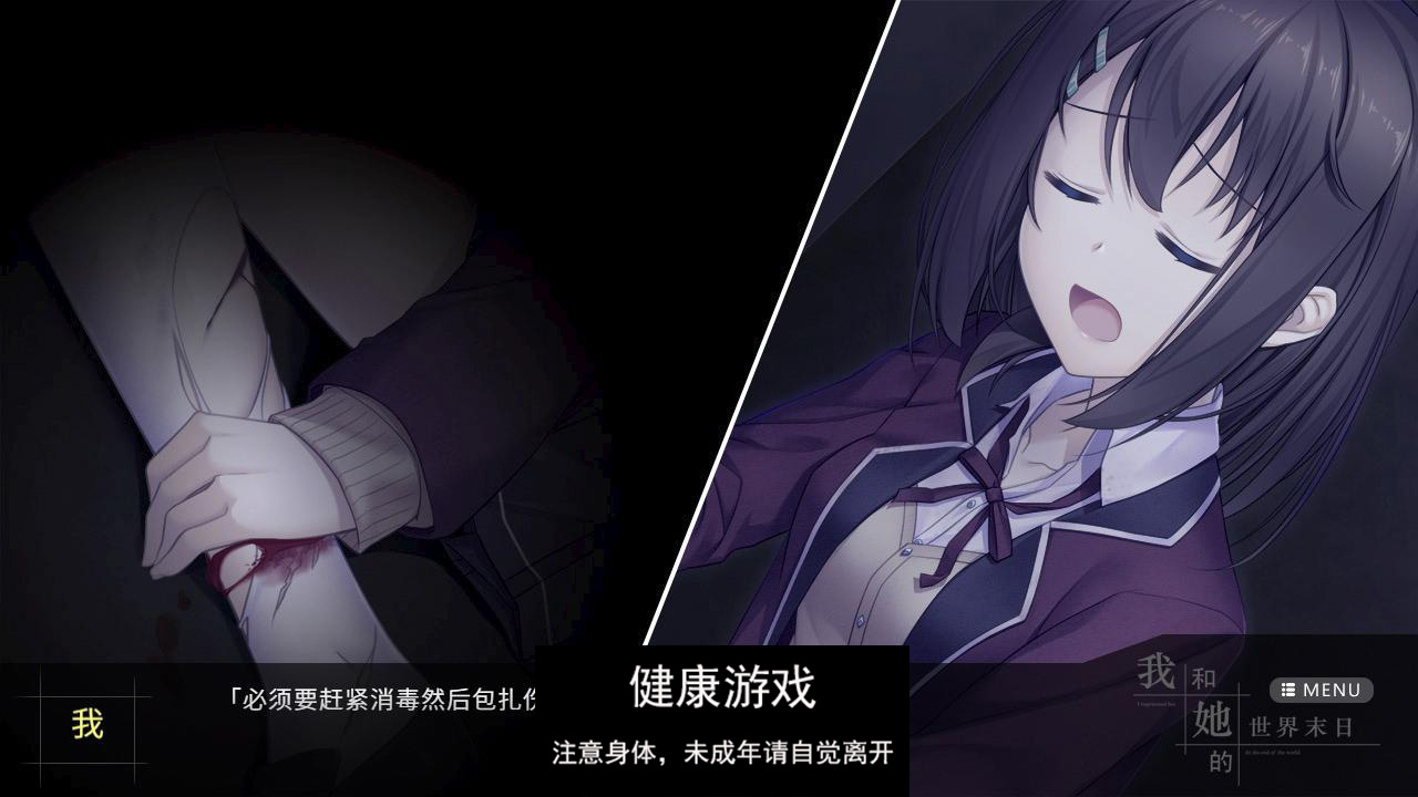 【养成SLG中文解谜】我和她的世界末日：OurEndoftheWorld 官方中文版 互动SLG国语CV【PC1G】