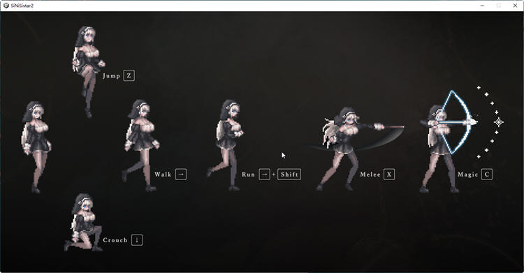 哥特少女勇闯地下城2 ver.0.2 官方中文体验版 横版动作游戏 1.3G