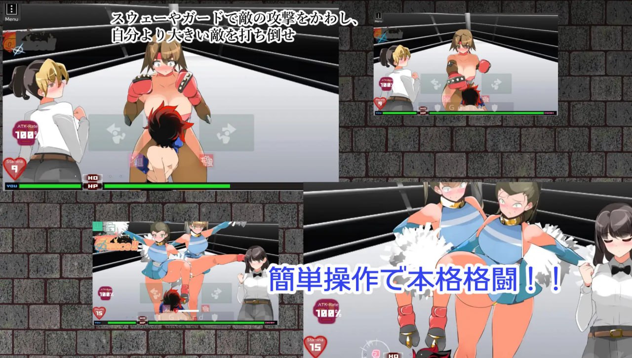 【SLG新AI汉化动态】拳击男孩【新作格斗色诱逆上位400M有CV】