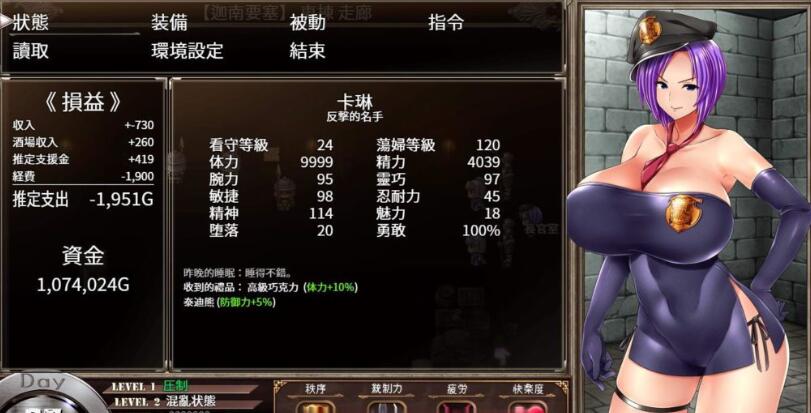 卡琳典狱长(ARRYN’S PRISON) V0.4中文汉化版 黑暗RPG游戏