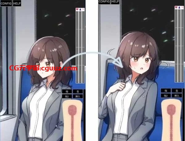 [SLG/动态/生肉/触摸/中出/羞耻]电车远程奸淫～[PC+安卓]