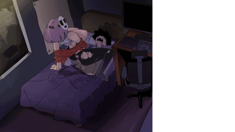 【互动SLG/全动态/汉化】夜里躲避继母的强奸与女友手机聊天（AlArm ）V0.4 机翻汉化【1.30GB】