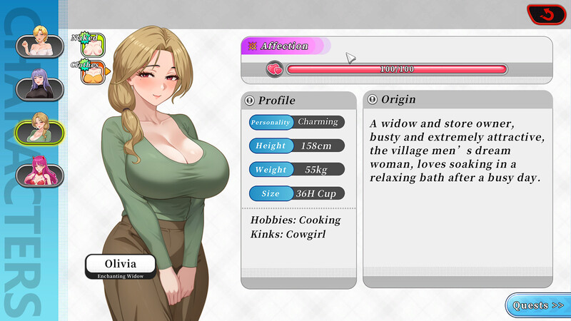【沙盒SLG/家园后宫/全动态/官中】幸福岛幻想（Happy Island Fantasy）V1.0 DEMO STEAM官中【1.60G】