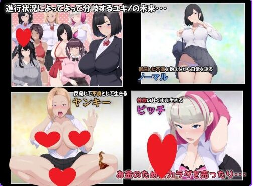 新作[日式RPG/援交] 雌性IF(如果) 堕落之我的故事 メスIF(イフ) ――堕ちる私の物語―― AI汉化版+自带全回想解放 [3.40G]