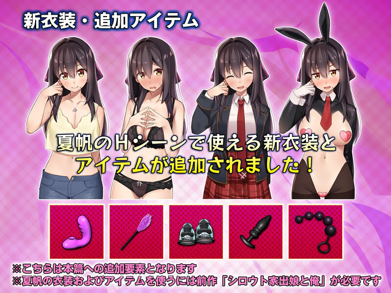 【爆款SLG/动态/汉化】外行离家少女与我 Sweet Days（シロウト家出娘と俺 Sweet Days）V1.0.2 AI汉化+DLC+官中【1.10G】