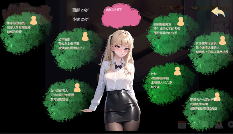【沙盒SLG/NTR寝取/AI生成】令我骄傲的女友–丽娜篇（My proud girlfriend–Lina Chapter）V1.4.3 STEAM官中【800MB/FM-百度直连】