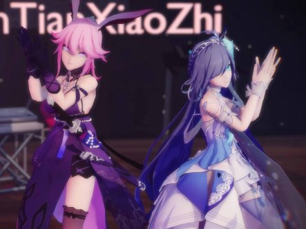Shantianxiaozhi大佬MMD全系列作品合集：崩坏3 布洛妮娅+雷电芽衣[整合/33G]